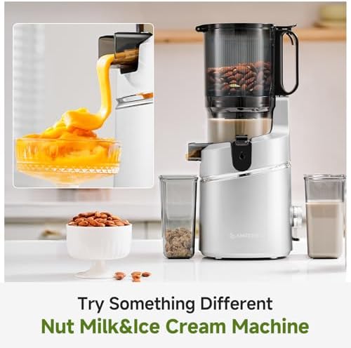 Cold Press Juicer Machine, 5.8" Wide Chute for Whole Fruits & Vegetables - Image 6