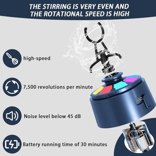 PROCHAIN Electric Protein Shaker Bottle, 22oz BPA-Free Tritan - Image 3