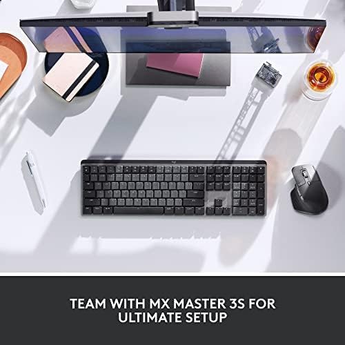 Logitech MX Mechanical Mini Wireless Illuminated Keyboard Tactile Quiet | Illuminated, backlit, Bluetooth, USB-C, macOS, Windows, Linux, iOS, Android - Image 11