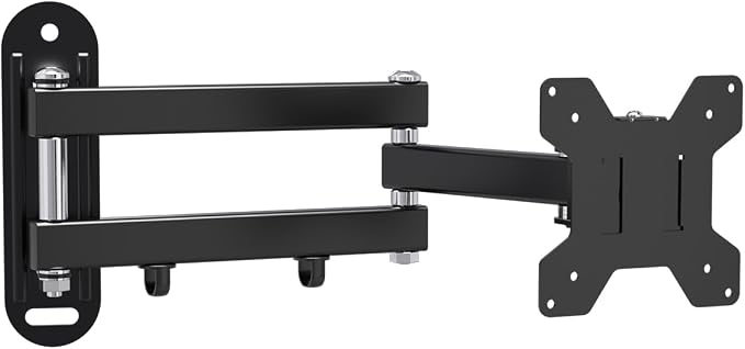 suptek TV Wall Mount Bracket Monitor arm TV Wall Mount Bracket Display arm Monitor Mount for 13-30" Adjustable up/Down, Left/Right Angle, 28.66lbs Load Capacity VESA75-100mm MA2776 by suptek
