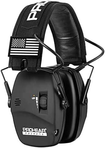 PROHEAR Digital Electronic Shooting Ear Protection 5X Sound Amplification Earmuffs, 23dB NRR Low Profile Noise Reduction Hearing Protection for Gun Range and Hunting, Black - Image 8