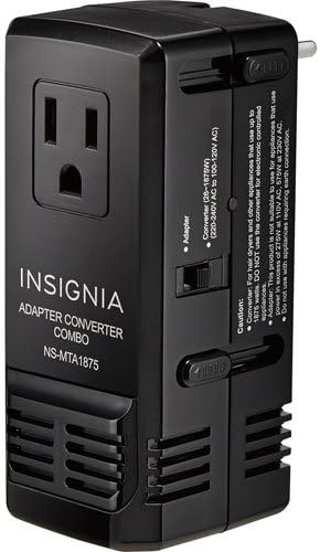 Insignia All-in-One Ground Travel Adapter Converter Series with USB Ports (All-in-One Travel Adapter & Converter) by INSIGNIA