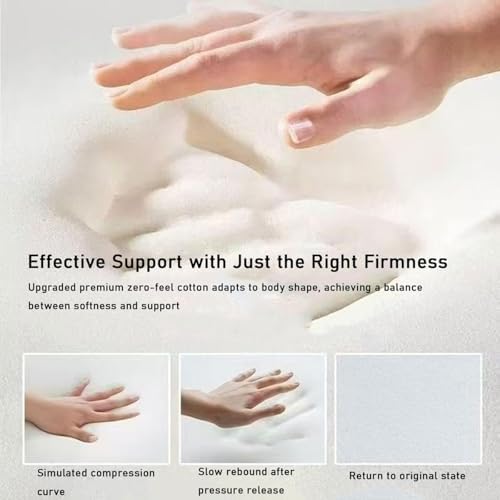 Memory Foam Ergonomic Rest Pillow, Couples Pillow for Intimacy 27 Degree, Reading Pillows for Sleeping, Enjoy Pain-Free Intimacy Again, Ideal for Massage Back Pain(Two Grays) - Image 5