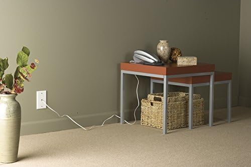 Legrand - Wiremold Kit Cordmate, Organizer and Hider, Cover, Concealer, and Protector for Wall, Single Cord, CMK10, Paintable | Cord Hider, On Wall, Self Adhesive, Hide up to 1 Cord, Cut to Size, Customizable, Cable Concealer - Image 5