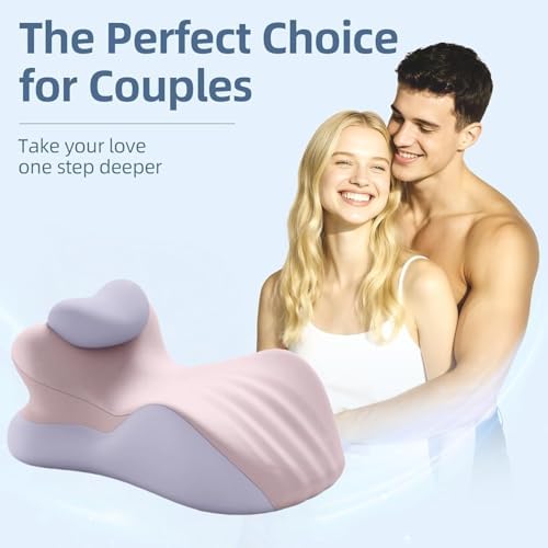 Lovers Pillow Lovers Sweet Intimate Pillow, Keep a Perfect Angle, Strong Foam Will not Shift, Assist Pregnancy, Waterproof Washable Cover. (Blue) - Image 3