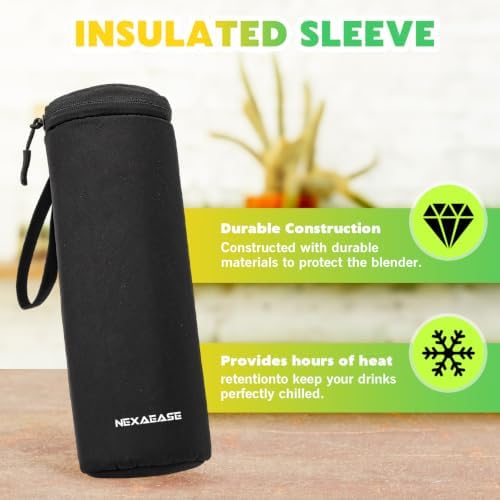 Portable Blender Personal Juicer for Shakes Smoothies with Insulated Sleeve - Image 5