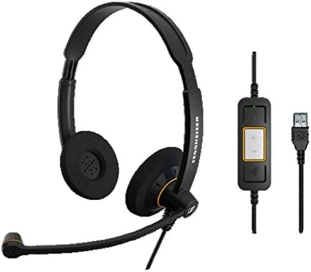 EPOS Sennheiser Consumer Audio SC 60 USB ML (504547) - Double-Sided Business Headset | For Skype for Business | with HD Sound, Noise-Cancelling Microphone, & USB Connector (Black) - Image 6