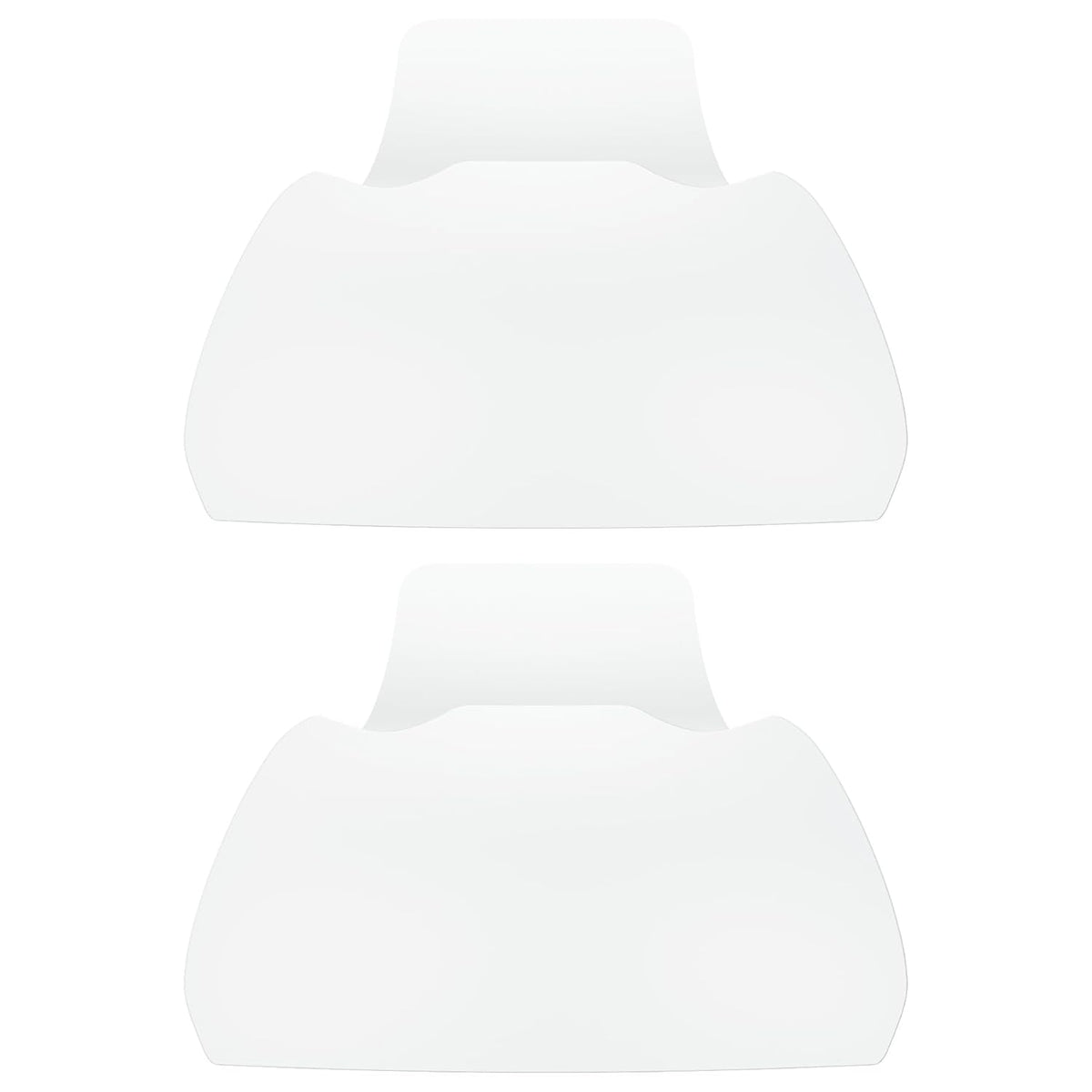 playvital 2 Pack Controller Display Stand for ps5, Gamepad Stand Desk Holder for ps5 Controller Accessories with Rubber Pads, White - Image 7