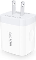 USB C Charger Block, 20W PD Wall Charger C Type Fast Charging Power Adapter | USB Plug Brick Cube Box Station for iPhone 17 16e 16 15 14 13 Pro Max 13 Mini Pro Max Apple USBC Outlet Typec Port Connector by AILKIN