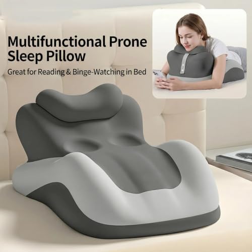 27 Degree Incline Memory Foam Wedge Pillow, Ergonomic Body Position Helper Cushion for Couples, Multi Purpose Bed Wedge for Reading Back Support and Leg Elevation,Blue - Image 4