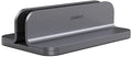Aluminum Laptop Vertical Stand Organizer, Sturdy Laptop Computer Holder Desktop Stand Compatible with new Retina Apple MacBook Pro/Air/Neo, Mac mini & iPad Pro - Spacegrey by Jokitech