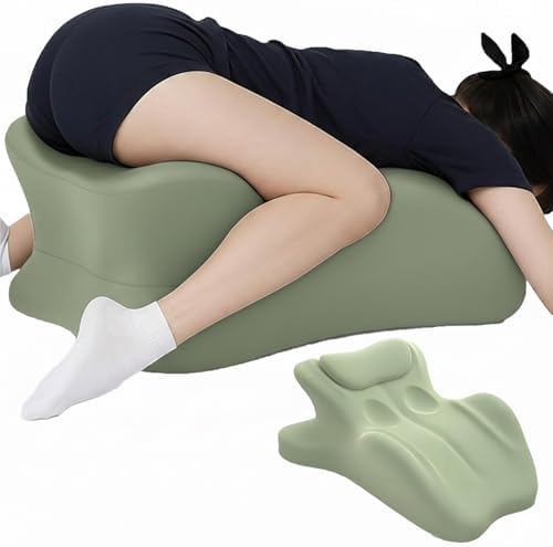 Intimacy Sweet Spot Pillow, Couples Pillow for Sleeping Ergonomic 27° Angle Memory Foam Wedge Pillow Multi-Functional Lounger Cushion for Support & Back(Green) by Unknown