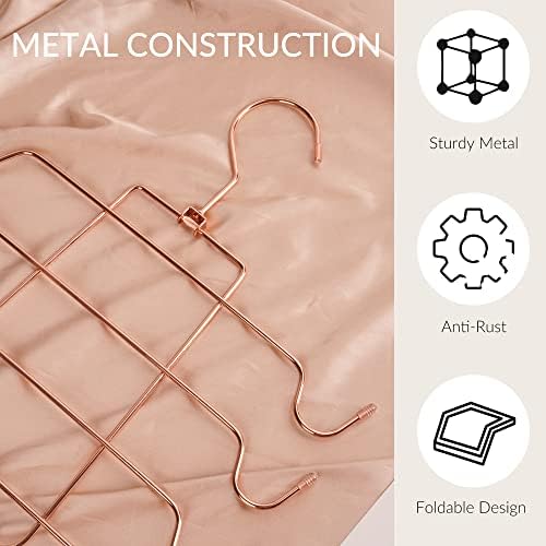 ZEDODIER 2 Pack Tank Top Hanger, Bra Organizer for Closet, Space Saving | 32 Hooks Total, Sturdy Metal, 360° Rotating, Foldable Design, Hanging Closet Organizers and Storage for Apartments and Dorms - Image 6