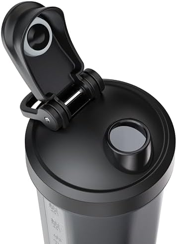VOLTRX Protein Shaker Bottle, Merger USB C Rechargeable Electric Protein Shake Mixer, Shaker Cups for Protein Shakes and Meal Replacement Shakes, BPA Free, 24oz - Image 3