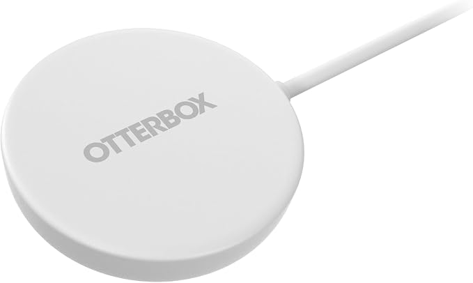 OtterBox Compact Wireless 25W Charging Pad - White | MagSafe & Qi2 Compatible Charging Pad w/ Kickstand - Image 4