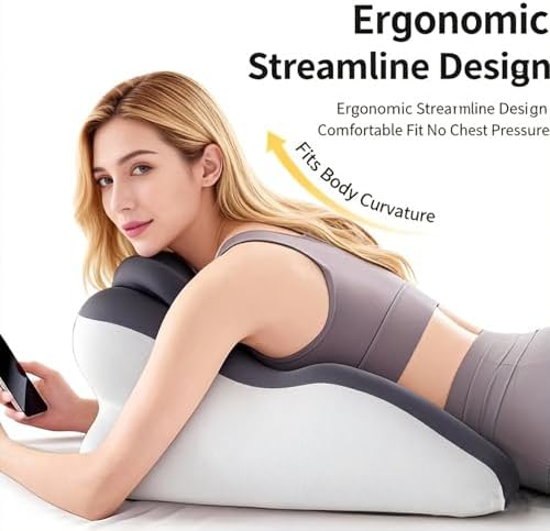 27° Sweet Spot Pillow for Neck & Back Support for Reading Rest (Black) - Image 6