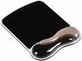 Kensington Duo Gel Mouse Pad with Wrist Rest - Gray (K62399US), Grey | Ergonomic gel cushioning, non-skid backing, supports wrist during extended mouse use by Unknown