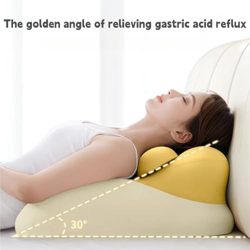 Adjustable Wedge Pillow Suitable for Intimate Couples, Memory Foam Tilting pad, Leg Elevation After Operation, Relieving Back Pain, Reading and Rest-Multi-Angle Support of Bed.（Beige） - Image 5