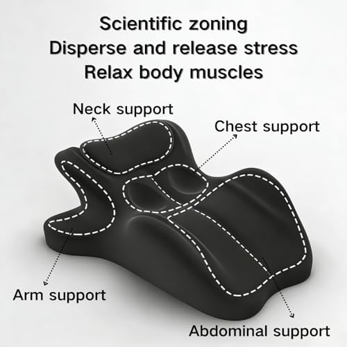 Memory Foam Couples Pillow, Reading Pillow for Bed, NeckPillow, 27° Lift Ergonomic Cushion for Intimacy Waterproof Posture Support Cushion for Sleeping Reading Relax(Green,25"x22"x18") - Image 6
