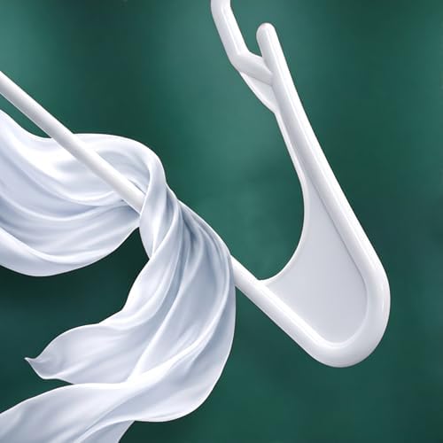 Utopia Home Plastic Hangers 20 Pack – Space Saving Clothes Hanger White | Durable & strong | Closet organizer & storage | Ideal for apartments, dorms & stocking stuffers - Image 6