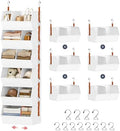 Hanging Closet Organizer Extra Large, Clothes Hanging Shelves for Closet with Divider, Collapsible Closet Storage System, Fabric Storage Bins for Home, Dorm, Rv, Sweaters, Handbags, Underwear, Sock by DiMJ