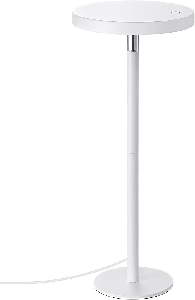 EDISHINE LED Desk Lamp, Table Lamp with High CRI 90+, 2 Adjustable Height | 5%-100% Dimmable & 3 Color Temperature, Touch Control, Modern Style for Home Office, Living Room, White - Image 9