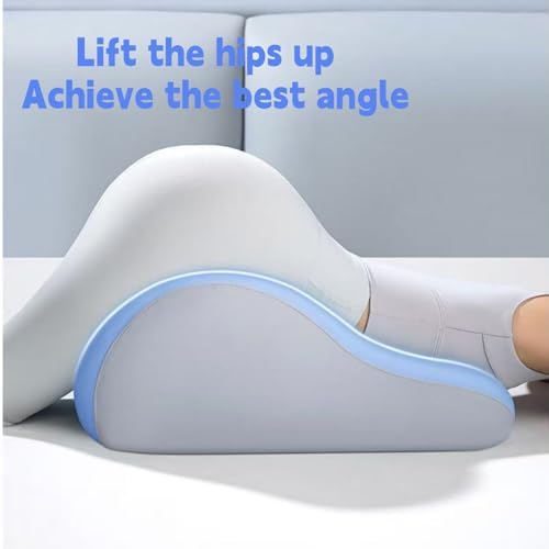 Wedge Pillow for Sleeping, Memory Foam Body Support Pillow for Couples, Orthopedic Positioning Cushion for Reading, Back Hip Knee Pain Relief, Removable Washable Cover (Grey) - Image 3