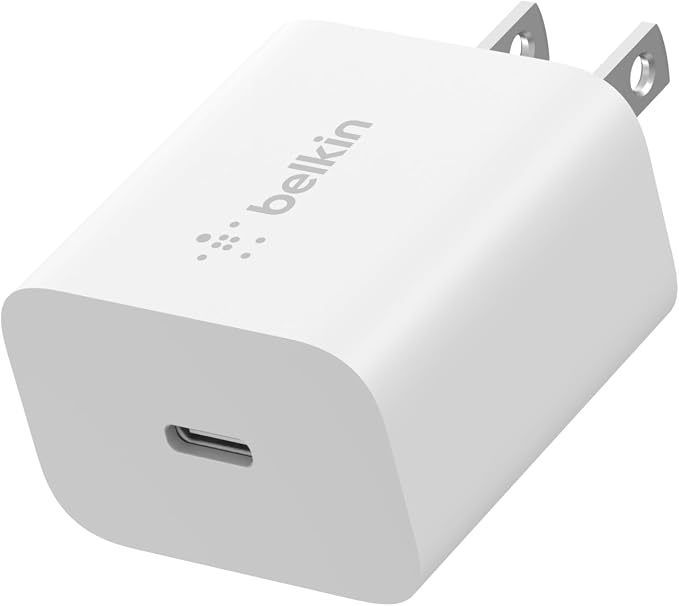 Belkin 20W Compact USB C Charger Block, Fast Charging for Travel | iPhone Charger Fast Charging, iPhone 17, Samsung Galaxy S25, Google Pixel 10, iPad, AirPods, Apple Watch by Unknown
