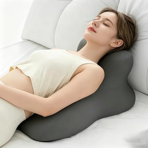 Ergonomic lovers' memory foam wedge pillow-intimate hip positioning pad promotes hips, allows adults to play more deeply, provides support for sleep and prevents snoring-luxury fabric (Pink) - Image 4