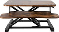 VIVO Rustic Vintage Brown 26 in Standing Desk Converter, DESK-V026KN by VIVO