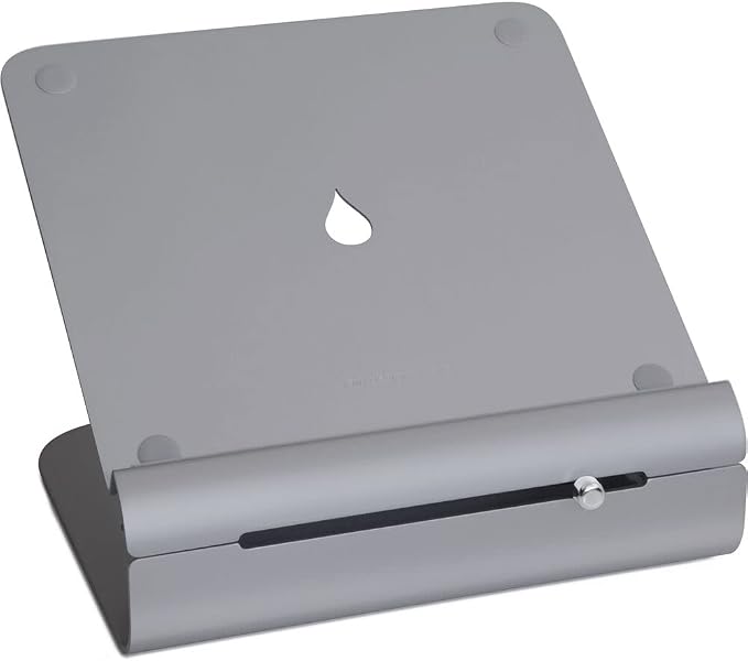 Rain Design iLevel2 Adjustable Height Laptop Stand (Patented) (Space Gray) by RainDesign