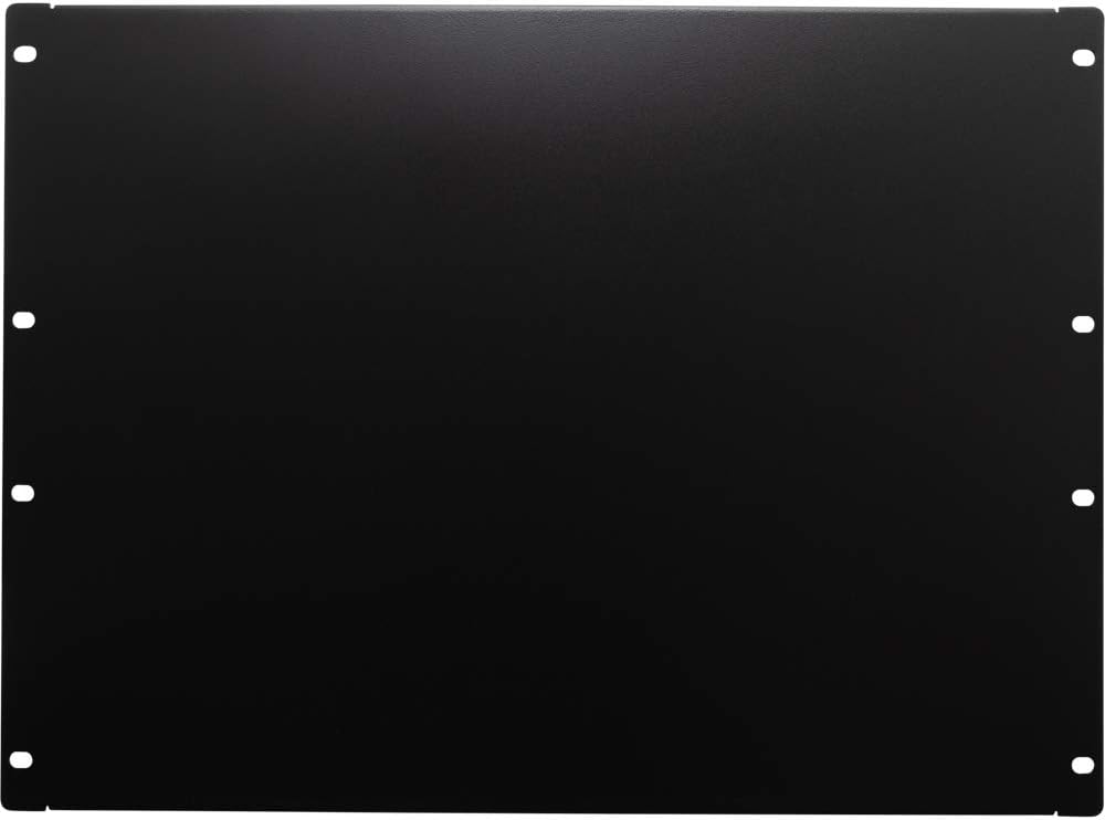 Navepoint 8U Blank Rack Mount Panel Spacer for 19-Inch Server Network Rack Enclosure Or Cabinet Black by NavePoint
