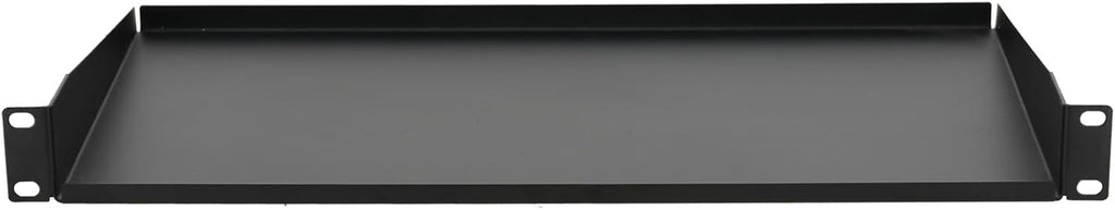 Rockville 1URSLP Pro Audio 1U Rack Shelf Cabinet Tray with Lips, 10" Deep by Rockville