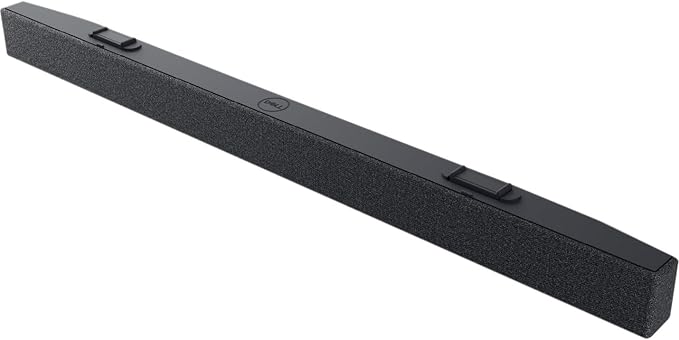 Dell Monitor Soundbar SB521A, USB, Magnetic Mount | Under-Monitor Placement, 3-Year Warranty, 3.6W Output, 180-20000Hz Frequency, Cable Included, 0.9in Height by Dell