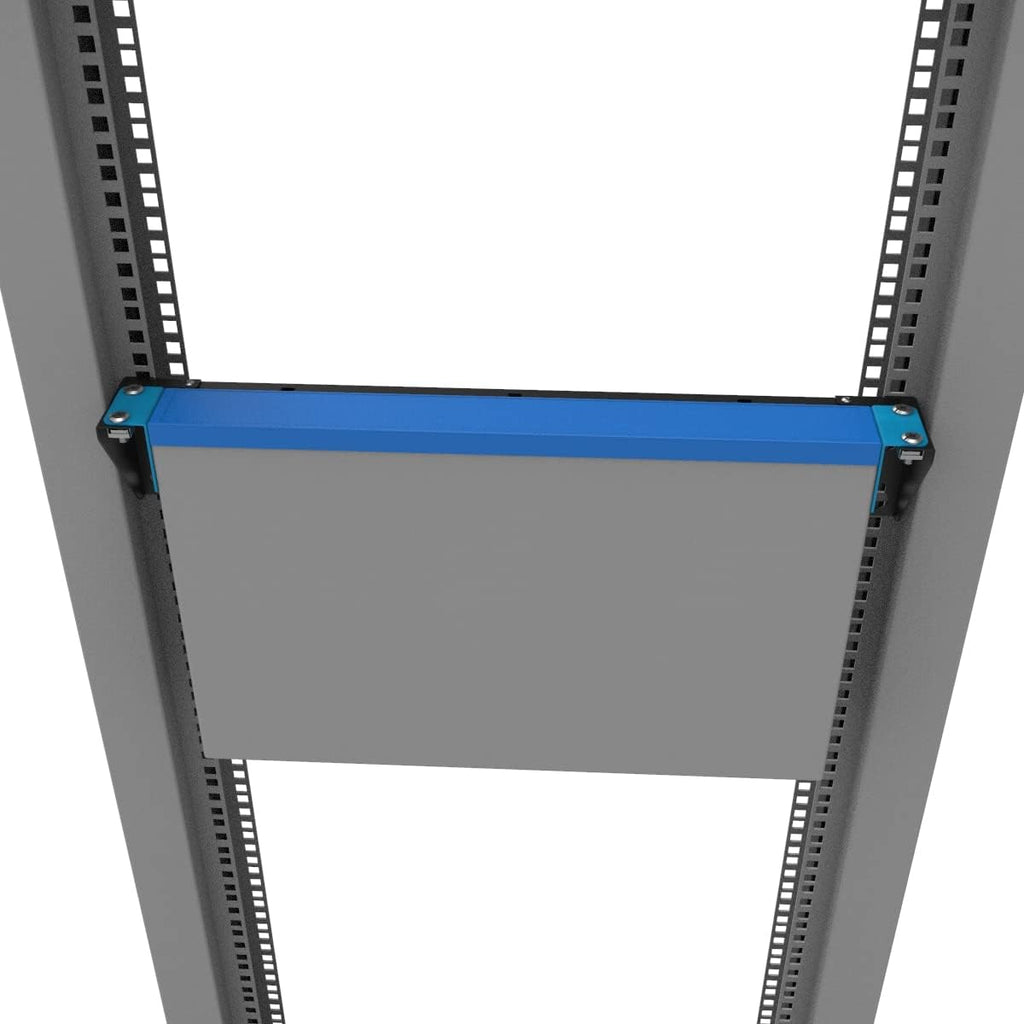 1U Vertical Wall Mount Rack - Foldable Patch Panel Bracket - Image 5