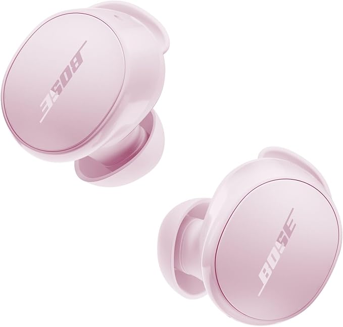 Bose QuietComfort Earbuds - True Wireless Bluetooth Earbuds with Active Noise Cancellation and Mic, USB-C Charging, IPX4 Rating, Up to 8.5 Hours of Playtime, Petal Pink - Limited Edition Color by Unknown