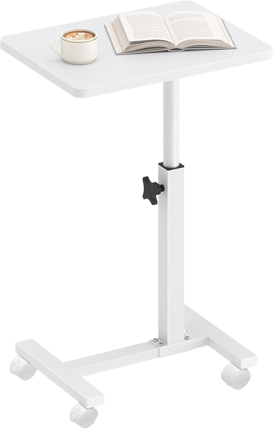 TUTOTAK C Table End Table Adjustable Height, TV Tray Table for Small Spaces by TUTOTAK
