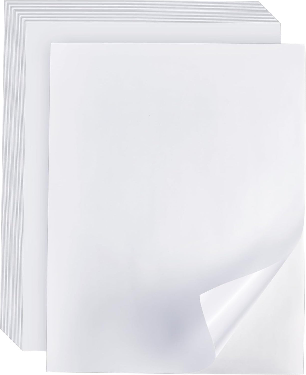 Full Sheet Labels 8.5” x 11” Sticker Paper Matte White, Large Shipping Label Paper for Inkjet Laser Printer, 2000 Counts - Image 7