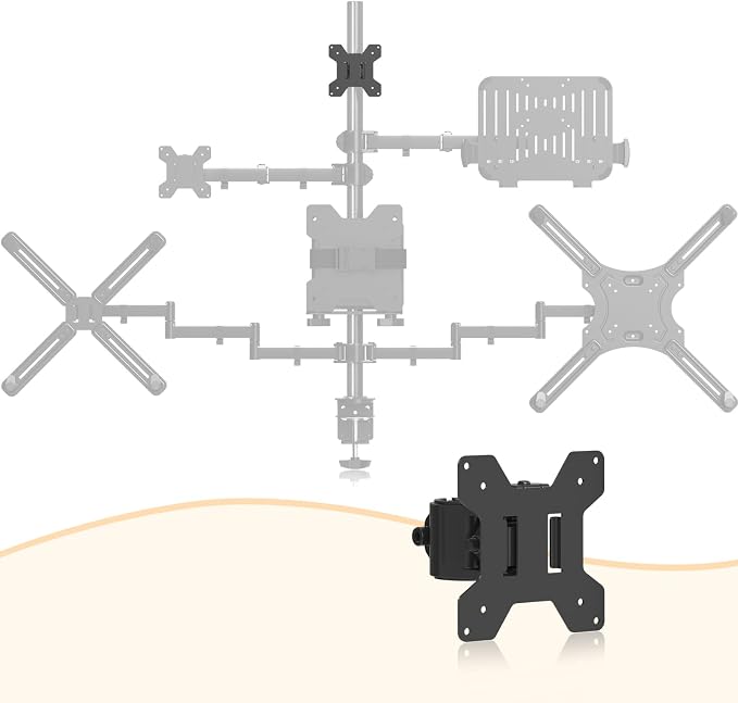 Suptek Single Head and Plate Vesa Pole Monitor Mount Bracket for Suptek Monitor Mount,2 Pack(MD6TB-2) - Image 6