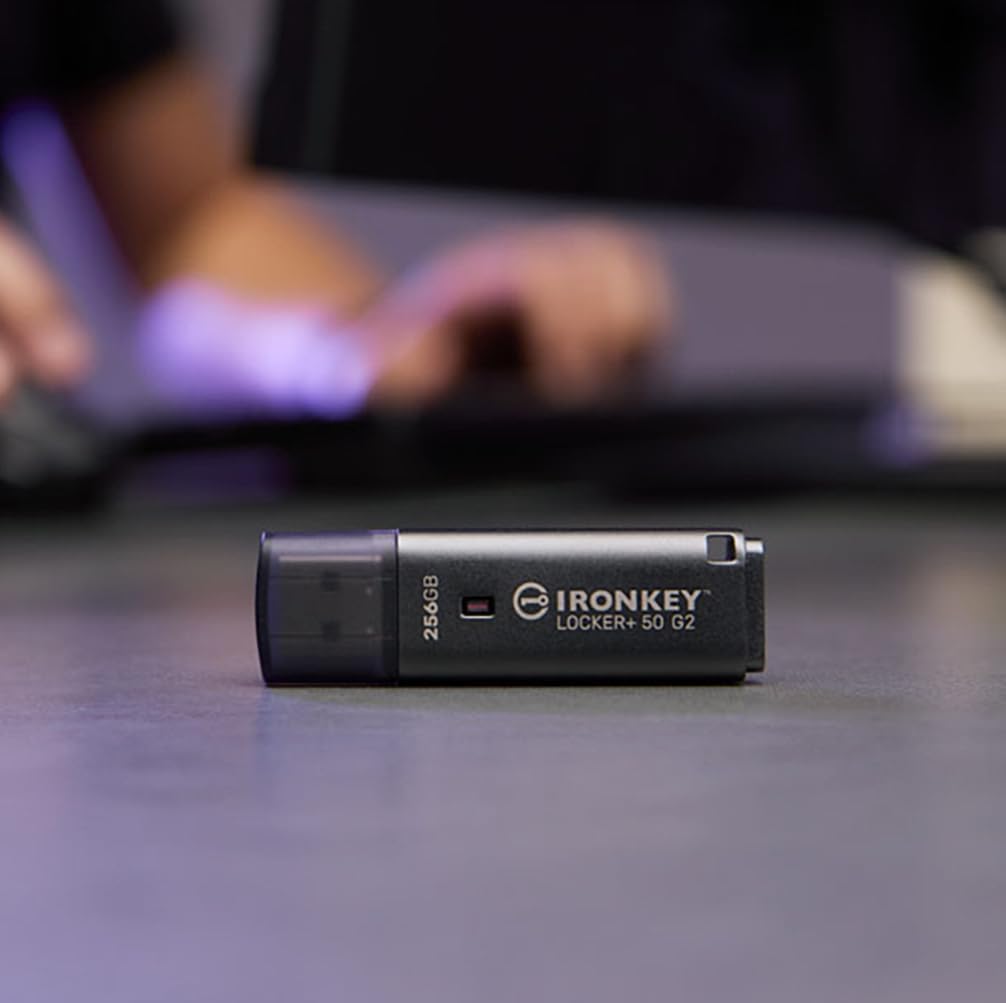 Kingston Ironkey Locker+ 50 G2 128GB Encrypted USB Drive | FIPS 197 | AES-XTS Protection | Multi-Password Security | USB 3.2 Gen 1 | IKLP50G2/128GB - Image 7