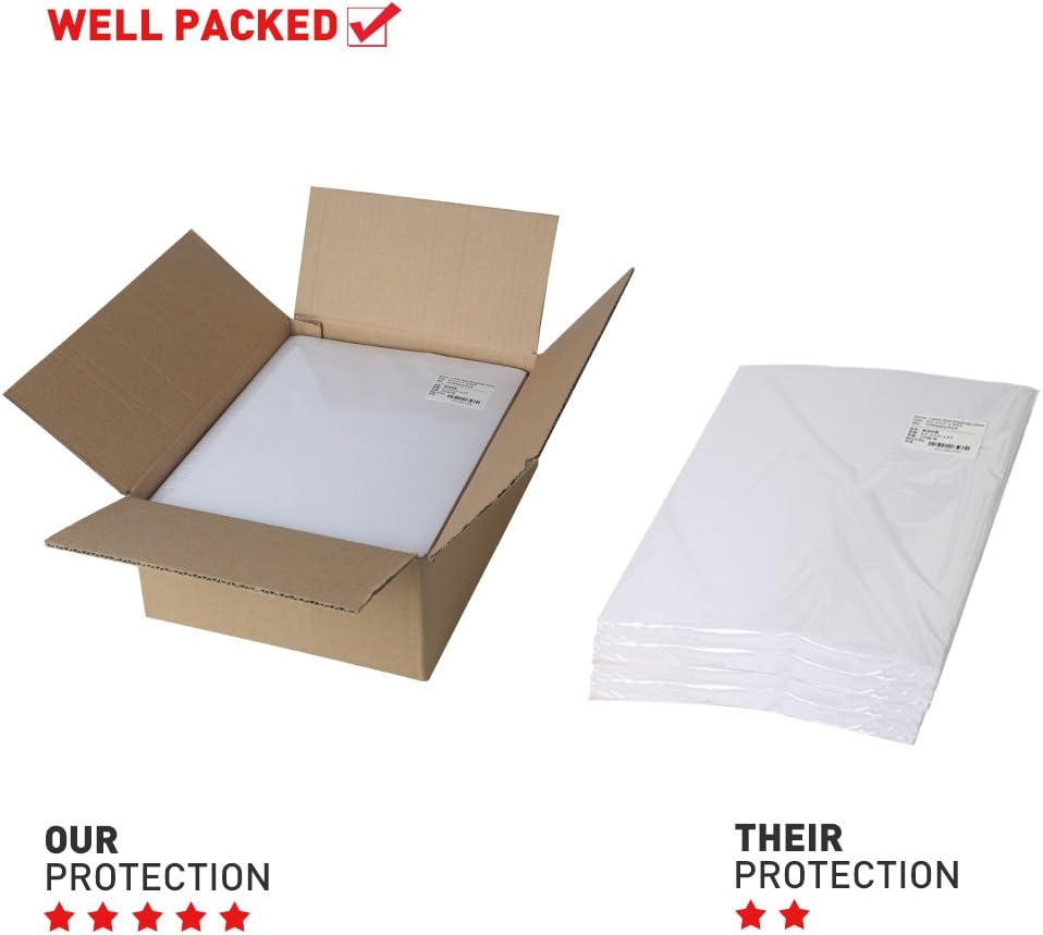 [500Sheet, 15000 Labels] 30 up Labels Address Labels 1" x 2-5/8" Sticker Paper for Laser/Ink Jet Printer Mailing Label 8.5"×11" White 30 per Sheet - Image 4