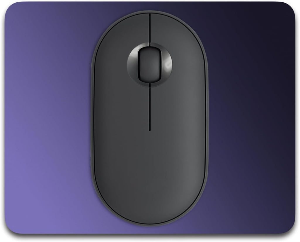 Small Mouse Pad, 5 x 6 Inch Thick Rubber Premium-Textured Non-Slip Portable & Washable Mini Mouse Mat for Women Men Wireless Laptops Keyboard Tray Gaming Work Travel,Gradient Violet by Dapesuom
