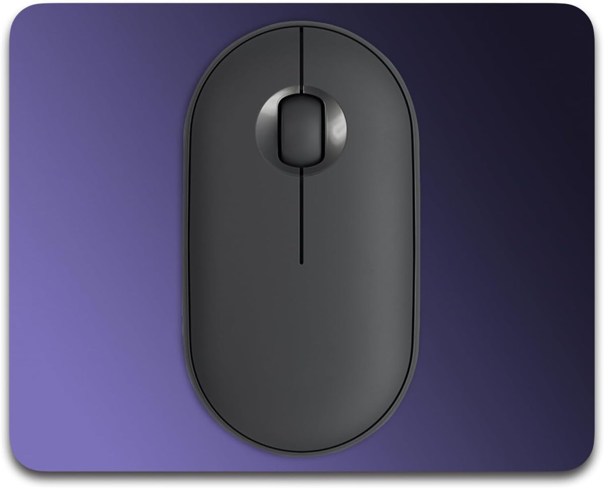 Small Mouse Pad, 5 x 6 Inch Thick Rubber Premium-Textured Non-Slip Portable & Washable Mini Mouse Mat for Women Men Wireless Laptops Keyboard Tray Gaming Work Travel,Gradient Violet by Dapesuom