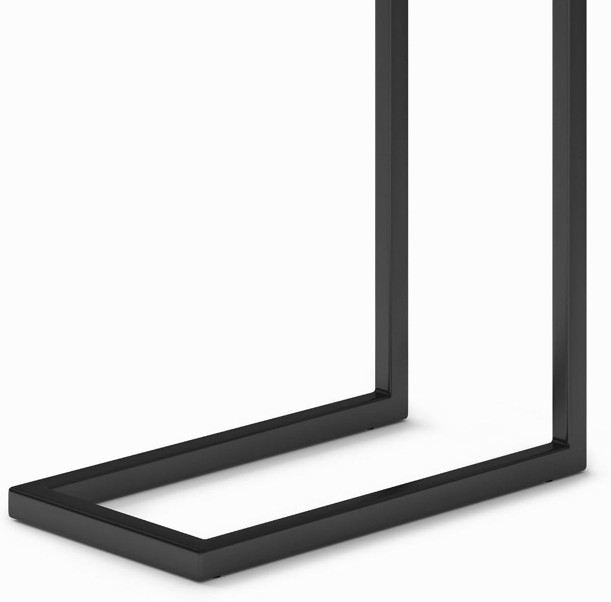 SIMPLIHOME Skyler 18" Wide C-Side Table in White Marble - Image 7