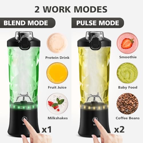 Portable Blender with Insulated Sleeve, Personal Juicer for Shake Smoothies - Image 5