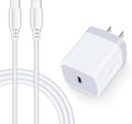 Fast Charger Block for Samsung Galaxy A17 A16 5G,A36,A37,S26 Ultra,S25 FE | Type C Charger Box Wall Plug Adapter+6FT USB C to C Cable for A54,Z Fold/Flip8,S24,A15,A53;iPhone 17 Pro Max 16e;Pixel 10 9a by GiGreen