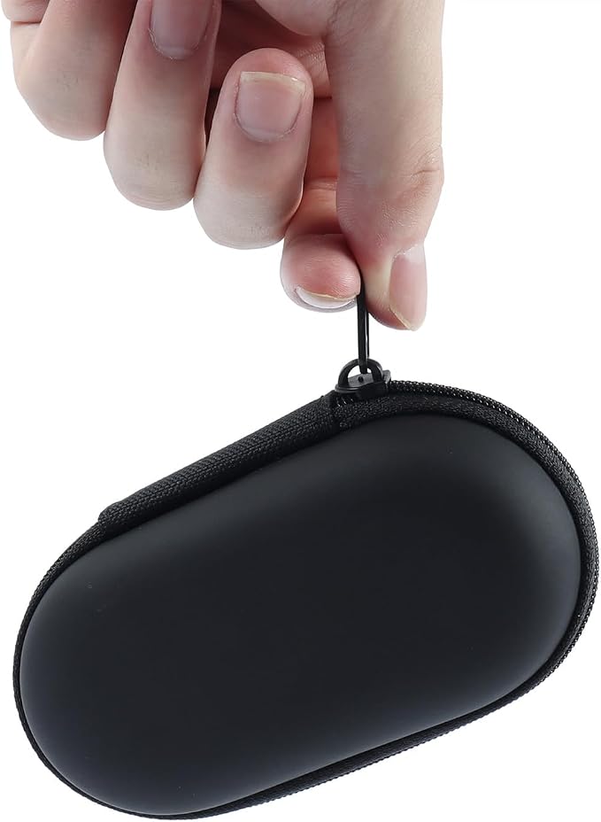 elec Space Wireless Mini Finger Mouse - Silent Dual-Mode Bluetooth & 2.4GHz, Ergonomic Portable PC Mice with Case, Compatible with MacBook and Chromebook - Image 6