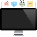 2 Pieces Monitor Memo Board Top Mount,18“ Monitor Sticky Note Holder,Universal Transparent Sticky Notes Memo Pad,Sticky Boards,Message Board for Computer Monitors by Yocoolfun