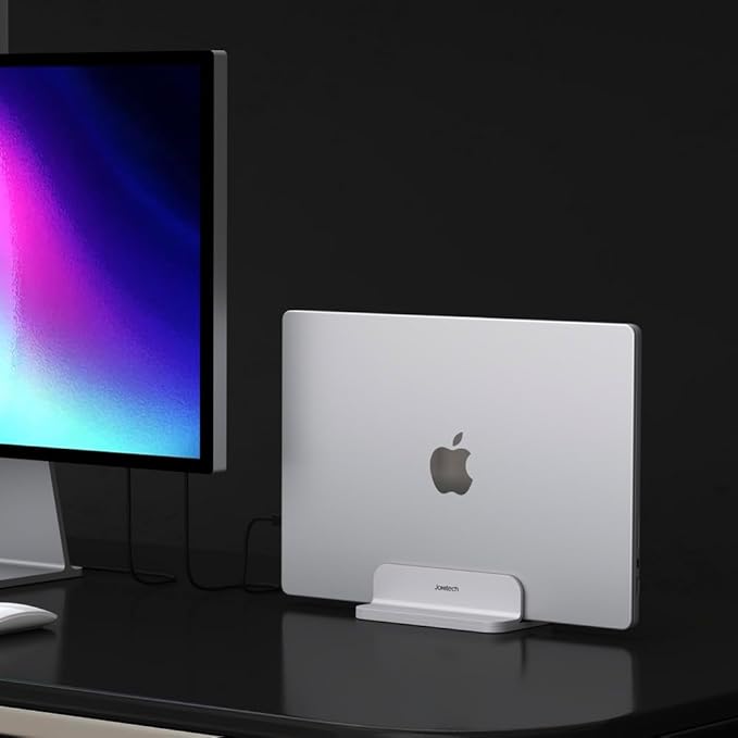 Aluminum Laptop Stand, Sturdy and Adjustable, Compatible with Apple MacBook Pro/Air, Mac Mini, iPad Pro, Silver - Image 7
