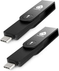 Thetis PRO-C for Business - USB C FIDO2 Security Key L1 MFA & Passkey Access for School ERP, Employee Online Account, Compatible with Coinbase Google Workspace Apple ID Window Salesfore - 2 Pack by Thetis